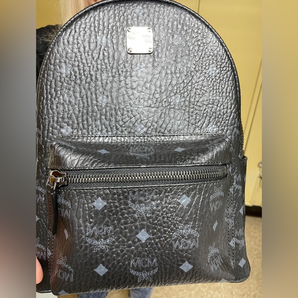 Black mcm bookbag